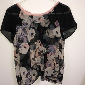 American Eagle Floral Blouse